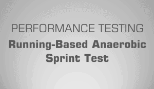 Running-Based Anaerobic Sprint Test (RAST) - Sicence for Sport