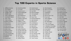 Top 100 Experts in Sports Science