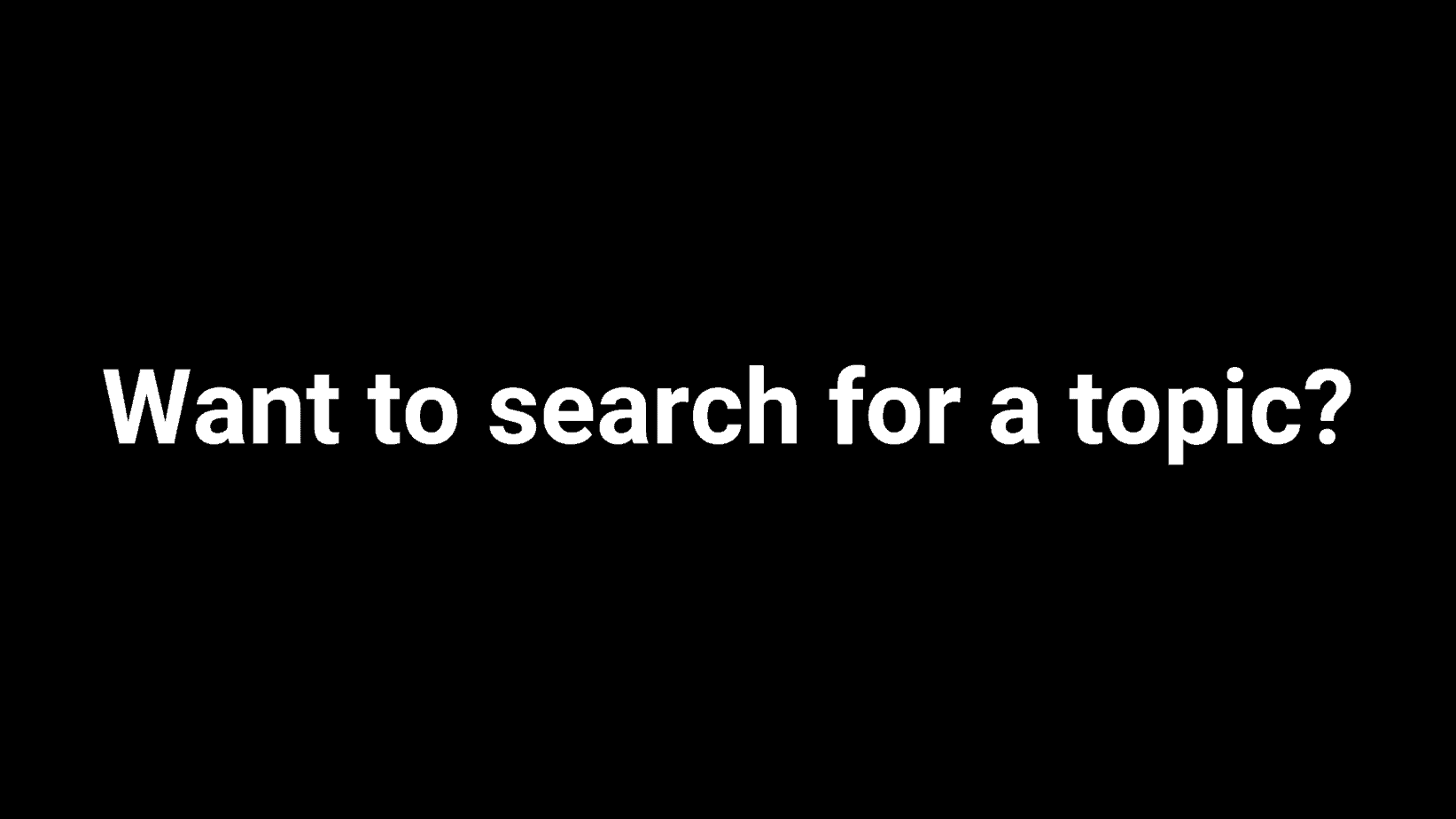 Search