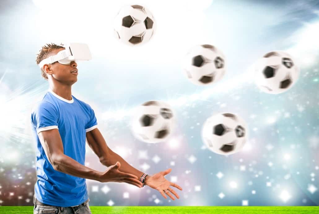 Virtual reality for sports training is becoming a bigger and bigger thing.