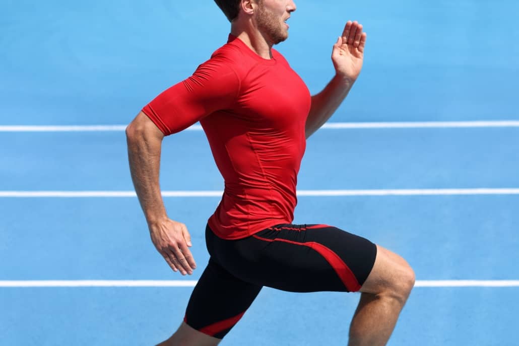 Compression garments are used by athletes at many levels of sport.