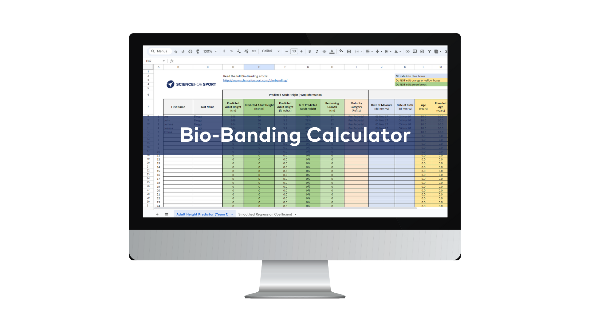 Bio-Banding Calculator