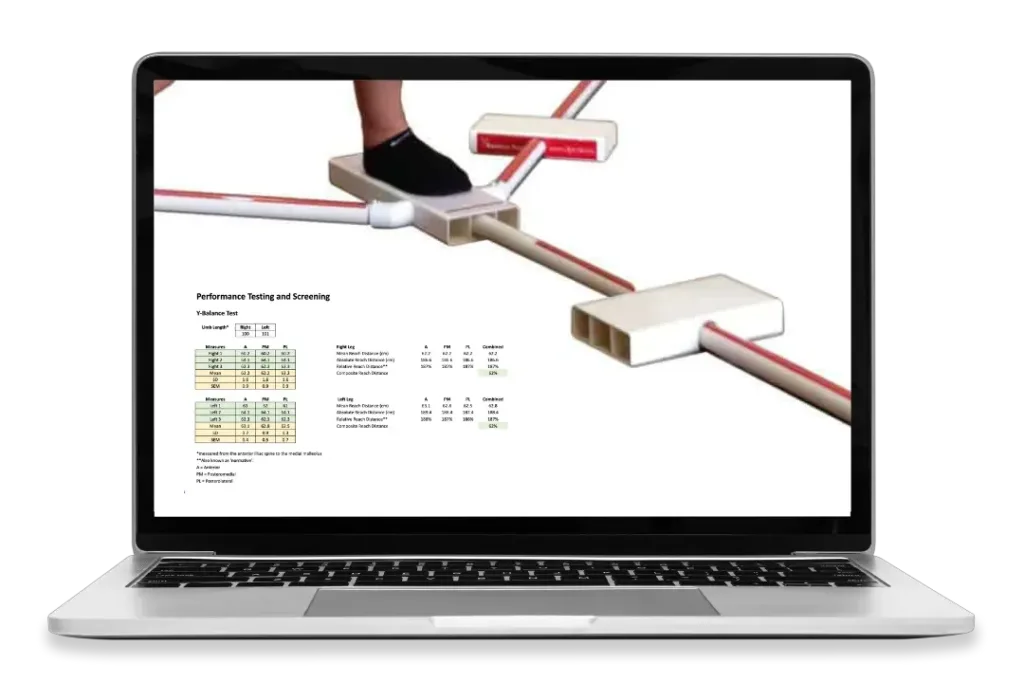 Y Balance test calculator