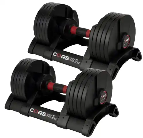 Core Fitness® Adjustable Dumbbell Set