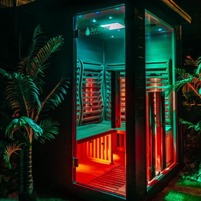 Sun Home Luminar Outdoor 2-Person Full-Spectrum Infrared Sauna